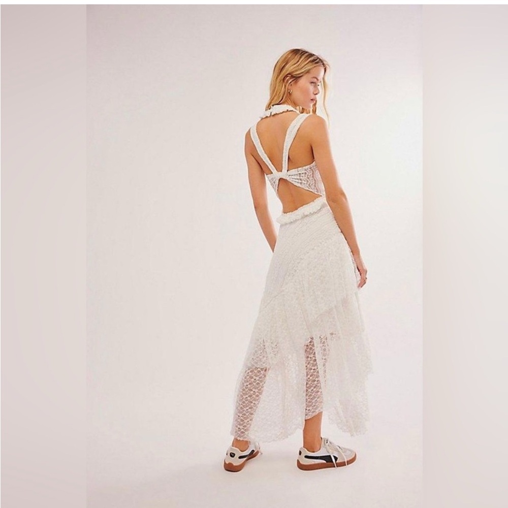 Free People Aspen Moon Maxi Dress Lace Dress - Picture 2 of 7